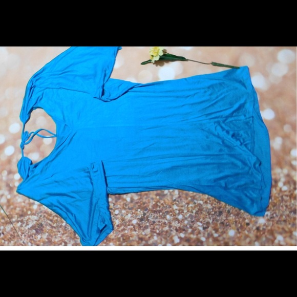 Comfy Aqua dress PRICE FIRM - Picture 2 of 3